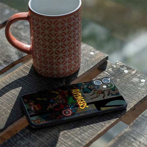 Marvel Classic Comics Avengers Assemble iPhone 11 Skin